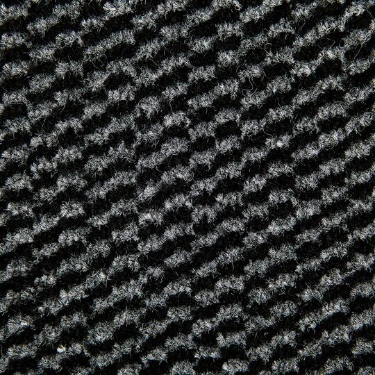 DII® Gray & Black Walk Off Utility Runner Doormat, 24" x 36"
